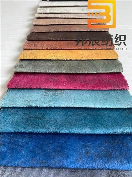 100 foiz polyester bosma va elim bo'rtma bilan yangi dizayn Holland baxmal